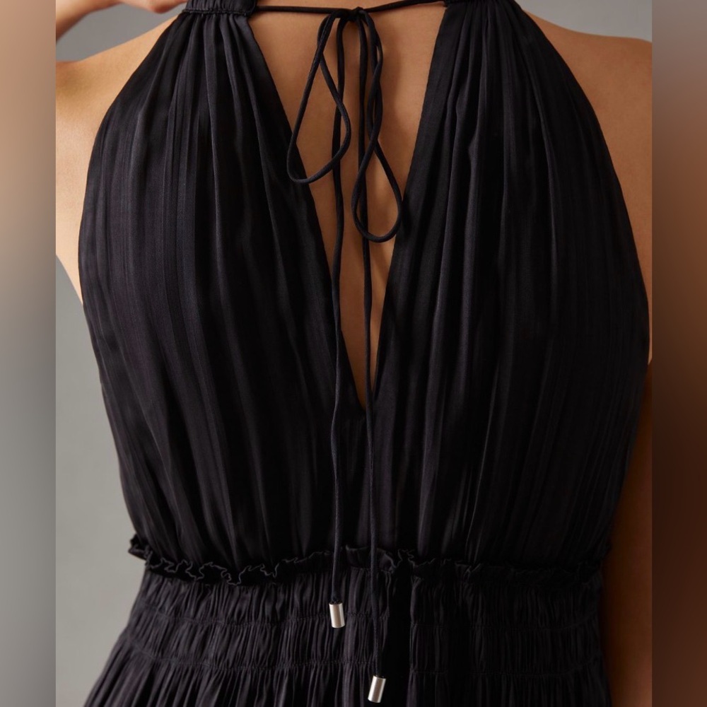 Anthropologie Tiered Halter Dress - Picture 4 of 10
